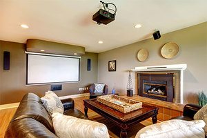 Projector Screen In Room