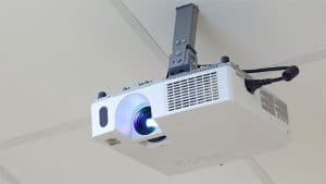 Projector on the ceiling