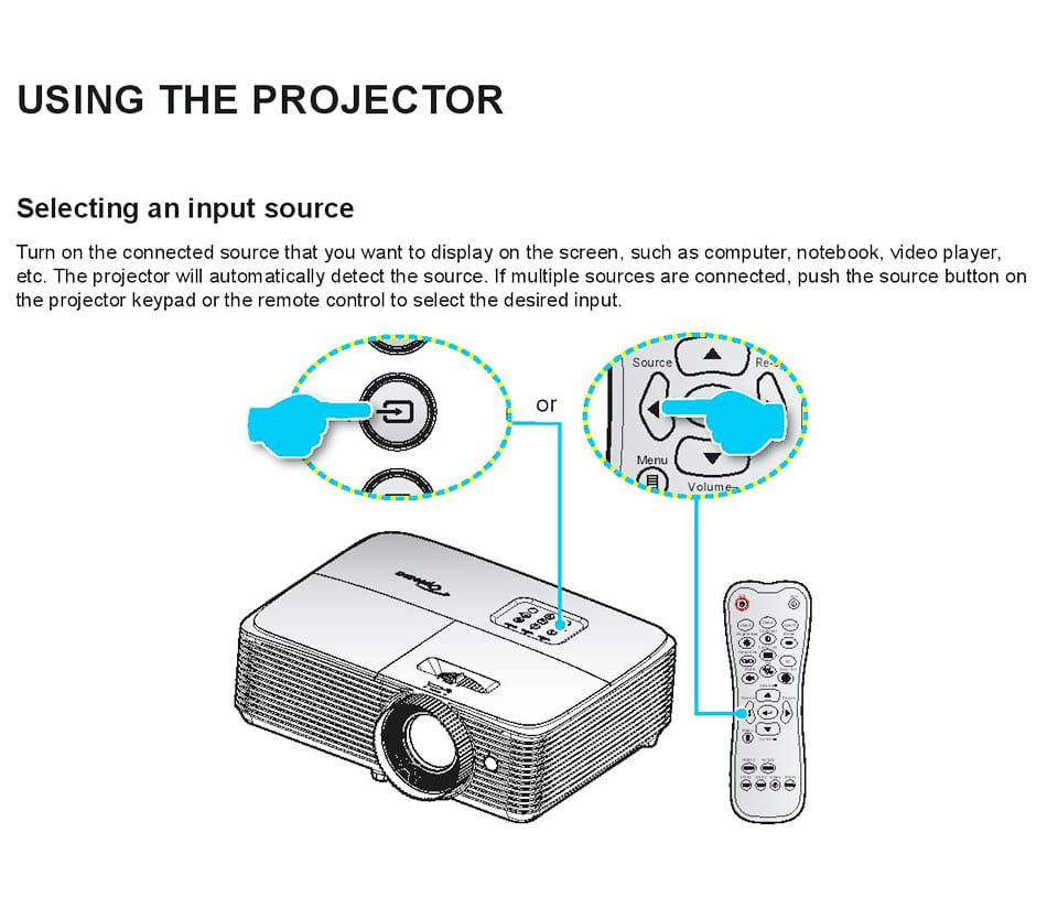 Image of Optoma HD243X User Manual